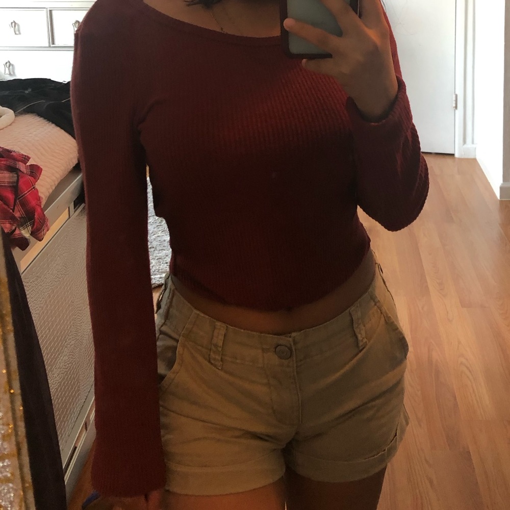 Red and kinda Orange Cute Top !